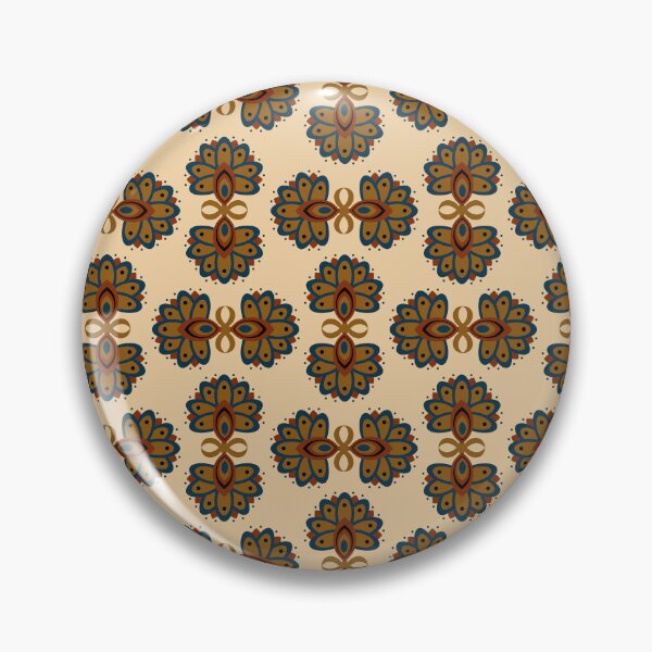 Item preview, Ethnic Coordinating Floral Seamless Repeat designed and sold by Sharon Schwalbe.
