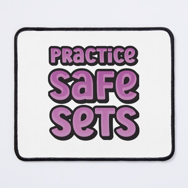 Item preview, Practice safe sets Volleyball design designed and sold by jazzydevil.