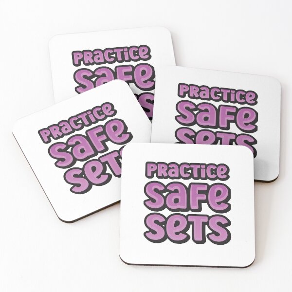 Item preview, Practice safe sets Volleyball design designed and sold by jazzydevil.