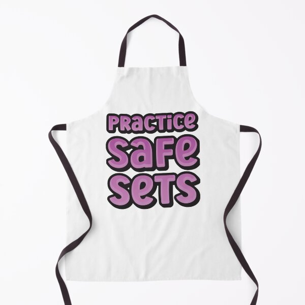 Item preview, Practice safe sets Volleyball design designed and sold by jazzydevil.