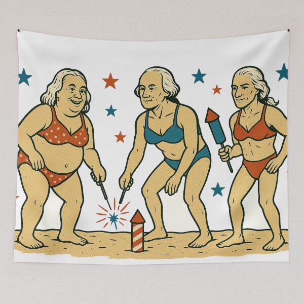 Item preview, Founding Fathers in Bikinis designed and sold by jocelyndiebolt.