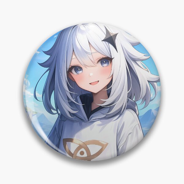 Item preview, Paimon Genshin Impact Game Floating Guide Cute Sky Portrait designed and sold by mildaclairmo.