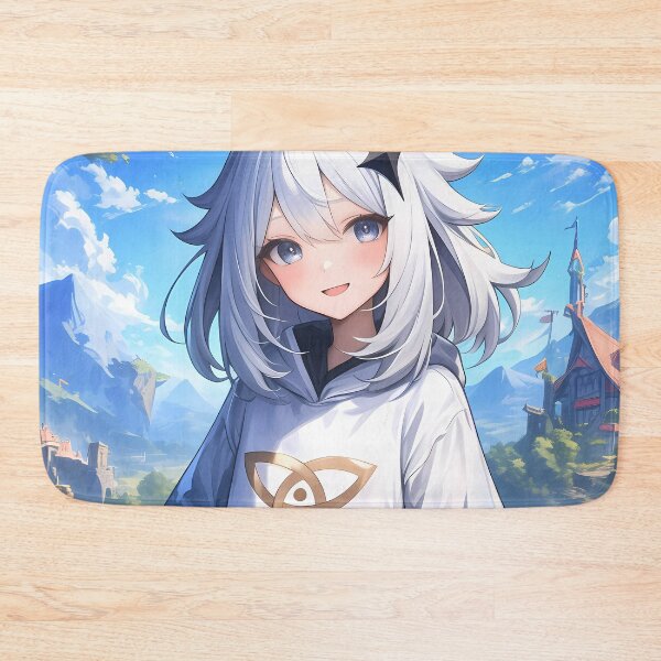 Item preview, Paimon Genshin Impact Game Floating Guide Cute Sky Portrait designed and sold by mildaclairmo.