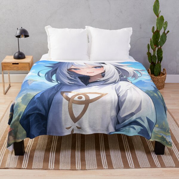 Item preview, Paimon Genshin Impact Game Floating Guide Cute Sky Portrait designed and sold by mildaclairmo.