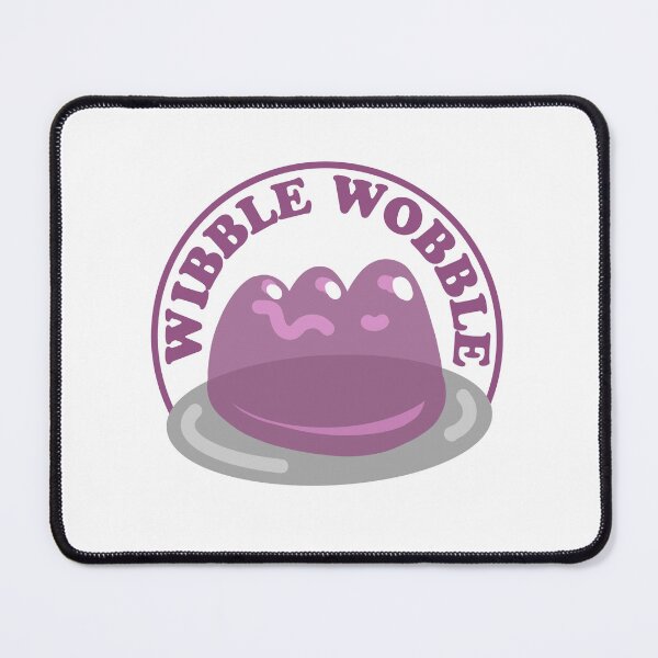Item preview, wibble-wobble Jelly on a plate designed and sold by jazzydevil.