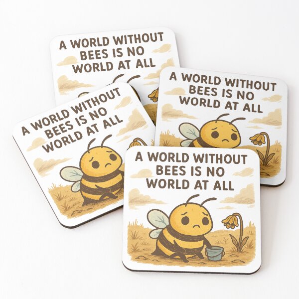 Item preview, A World Without Bees Is No World At All – Emotional Bee Climate Design designed and sold by Lacritsa .