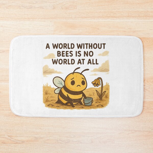 Item preview, A World Without Bees Is No World At All – Emotional Bee Climate Design designed and sold by Lacritsa .