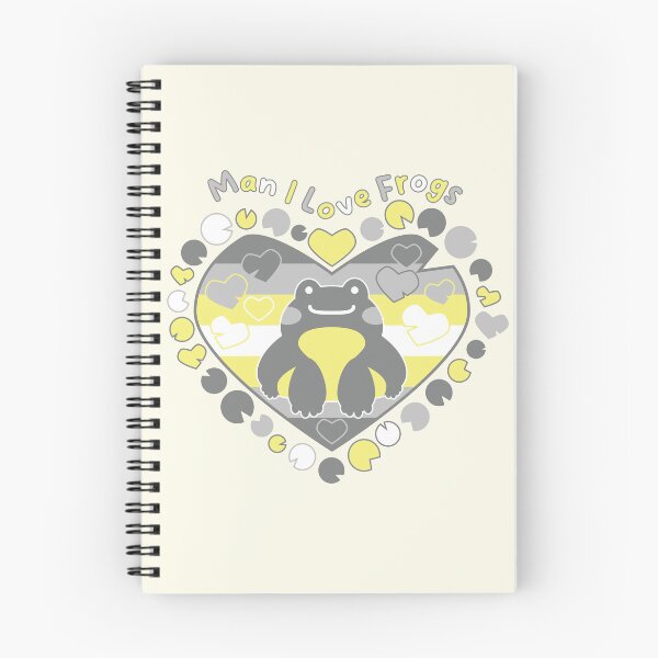Item preview, Man I Love Frogs [demigender] designed and sold by deadbeatprince-typography.