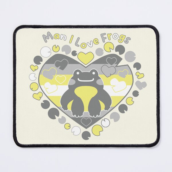 Item preview, Man I Love Frogs [demigender] designed and sold by deadbeatprince-typography.