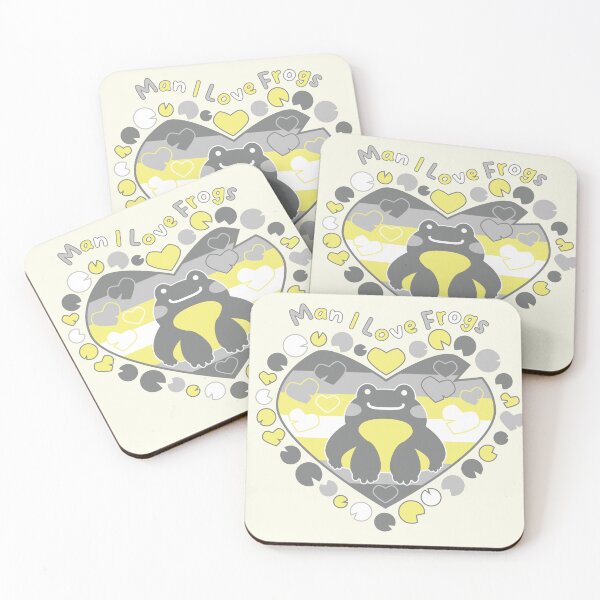 Item preview, Man I Love Frogs [demigender] designed and sold by deadbeatprince-typography.