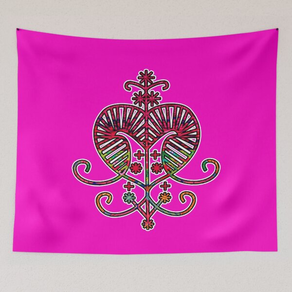 Item preview, Pink Floral Erzulie veve  designed and sold by artbyomega.
