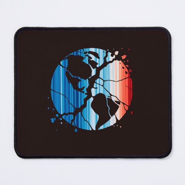 Item preview, Climate Change Stripes - Shattered Earth designed and sold by Frank J. Art.
