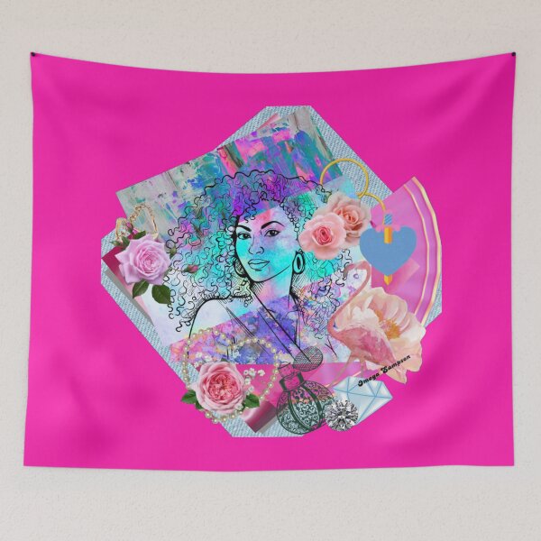 Item preview, Pink Erzulie Freda Collage designed and sold by artbyomega.