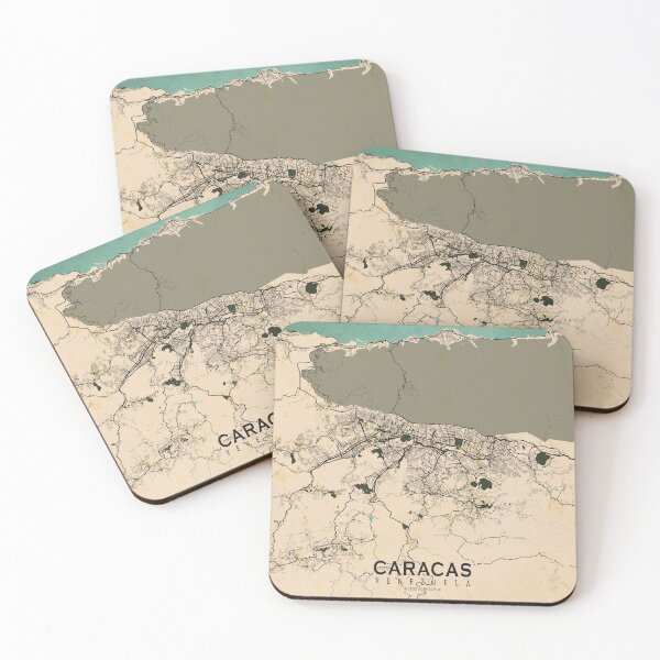Item preview, Caracas City Map of Venezuela  - Vintage designed and sold by deMAP.