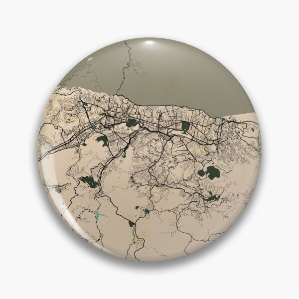 Item preview, Caracas City Map of Venezuela  - Vintage designed and sold by deMAP.