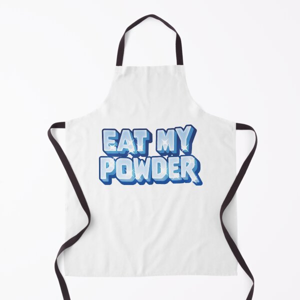 Item preview, Eat my powder skiing design designed and sold by jazzydevil.