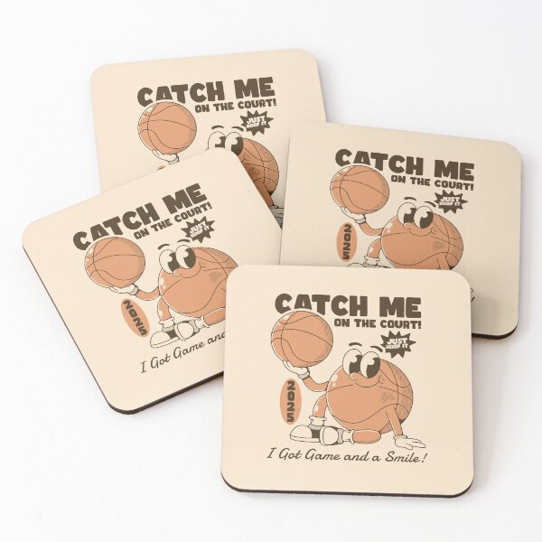 Item preview, Catch Me On The Court Basketball Mascot designed and sold by adipra.