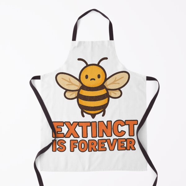 Item preview, Extinct Is Forever – Minimalist Bee Awareness Design designed and sold by Lacritsa .