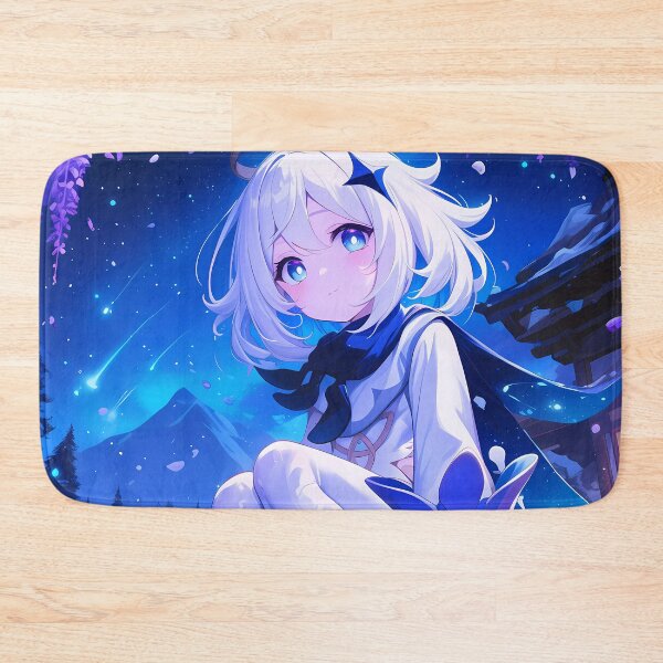Item preview, little girl Paimon Genshin Impact Game Moonlit Wisteria Water Pier Dream designed and sold by mildaclairmo.