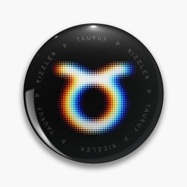 Item preview, Taurus Glitch – Halftone Zodiac Symbol in EDM Style designed and sold by H Jonas.