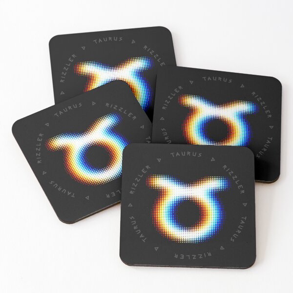 Item preview, Taurus Glitch – Halftone Zodiac Symbol in EDM Style designed and sold by H Jonas.