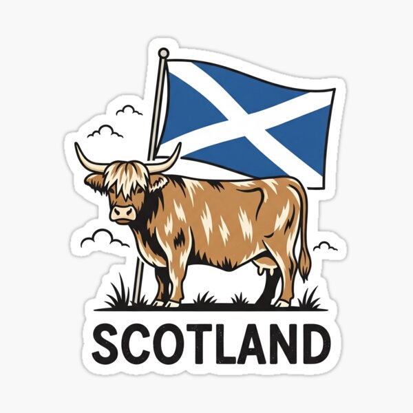 Item preview, Scotland - Highland Cow (Country Collection) designed and sold by HeartbeatPrint.