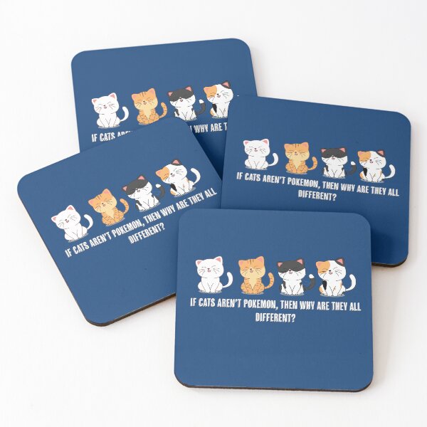 Item preview, If cats aren't pokemon, why are they all different designed and sold by catninja86.