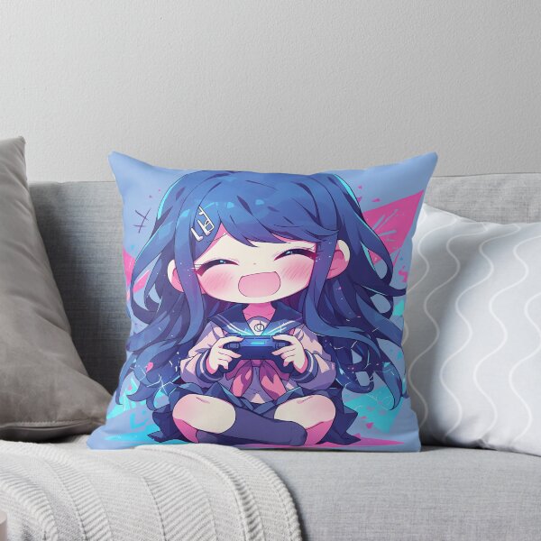Item preview, Chibi Sayaka Maizono Cheerful Gaming Rhythm Danganronpa Anime designed and sold by mildaclairmo.