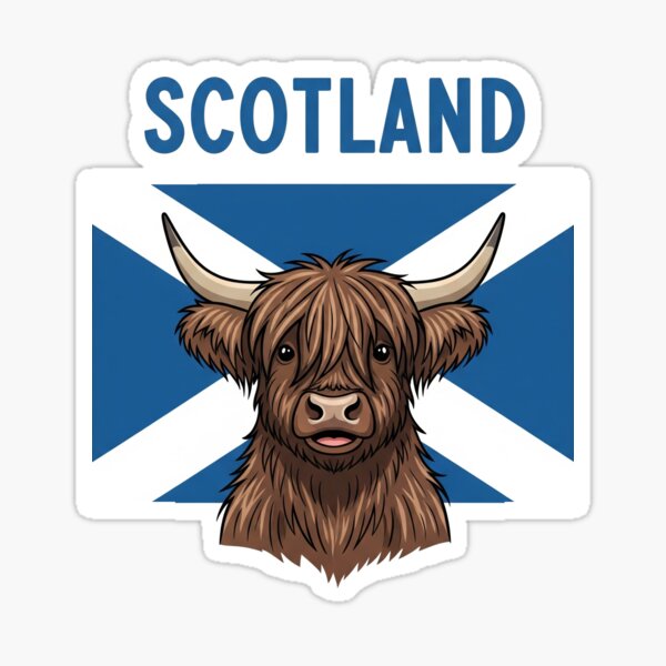 Item preview, Scotland - Highland Cow (Country Collection) designed and sold by HeartbeatPrint.