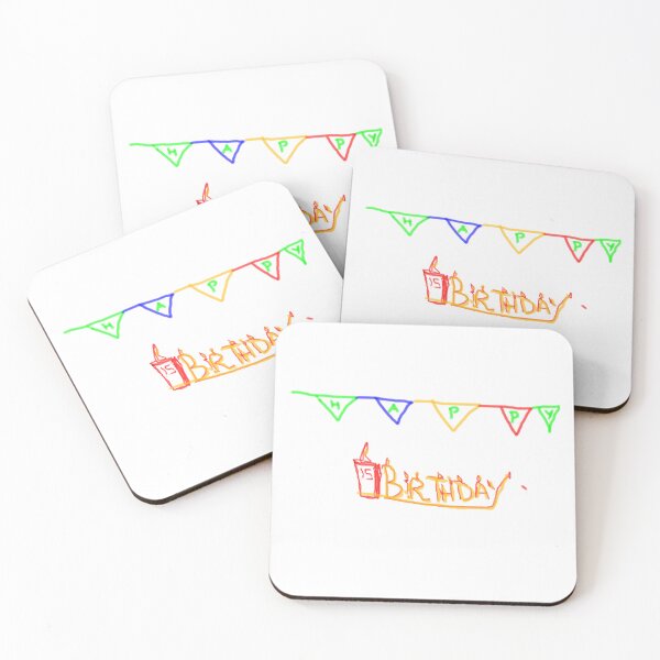 Item preview, happy Birthday !5th candle with banner designed and sold by mapacs100.