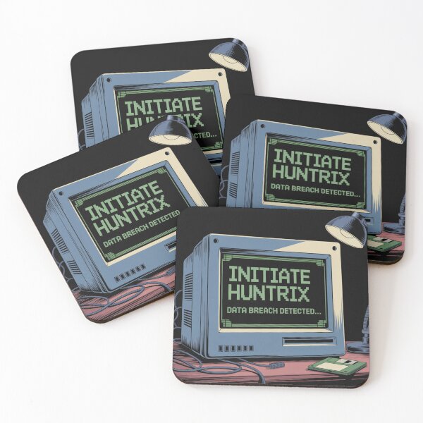 Item preview, Initiate Huntrix – Retro Hacker Terminal Alert Design designed and sold by IndianShopper.