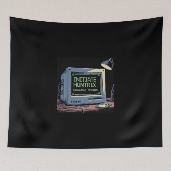 Item preview, Initiate Huntrix – Retro Hacker Terminal Alert Design designed and sold by IndianShopper.
