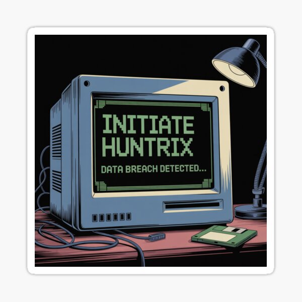 Item preview, Initiate Huntrix – Retro Hacker Terminal Alert Design designed and sold by IndianShopper.