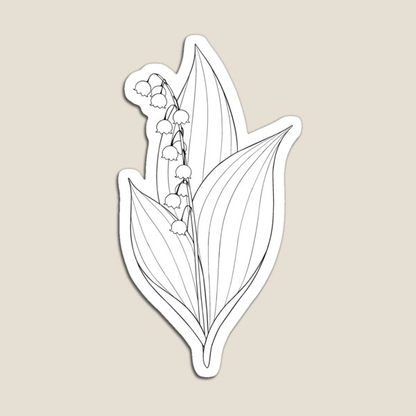 Item preview, Fineline Lily of the Valley designed and sold by AryNecho.