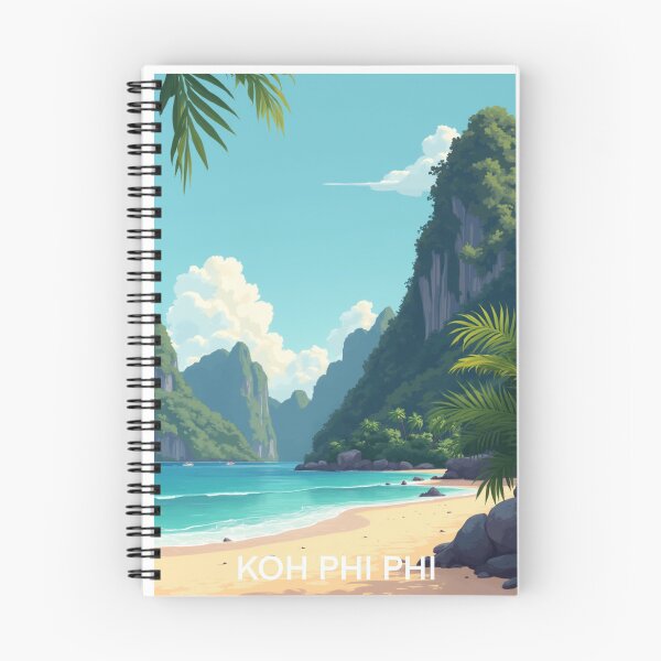 Item preview, koh Phi Phi Travel Poster, Perfect Gift for Travel Enthusiasts, Vintage Style Wall Art, Thailand Wall art for home decor, Koh Phi Phi print designed and sold by Thegalleryshop1.