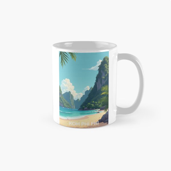 Item preview, koh Phi Phi Travel Poster, Perfect Gift for Travel Enthusiasts, Vintage Style Wall Art, Thailand Wall art for home decor, Koh Phi Phi print designed and sold by Thegalleryshop1.