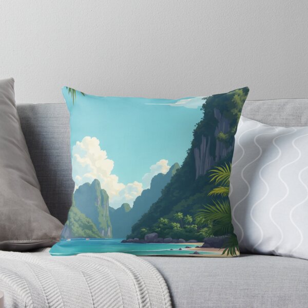 Item preview, koh Phi Phi Travel Poster, Perfect Gift for Travel Enthusiasts, Vintage Style Wall Art, Thailand Wall art for home decor, Koh Phi Phi print designed and sold by Thegalleryshop1.