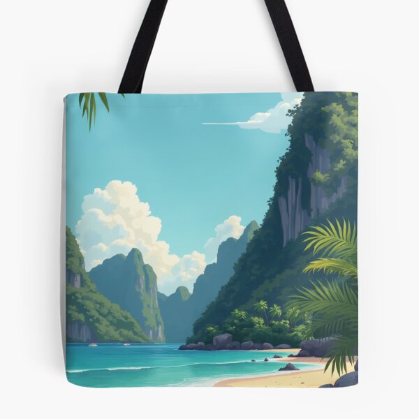 Item preview, koh Phi Phi Travel Poster, Perfect Gift for Travel Enthusiasts, Vintage Style Wall Art, Thailand Wall art for home decor, Koh Phi Phi print designed and sold by Thegalleryshop1.
