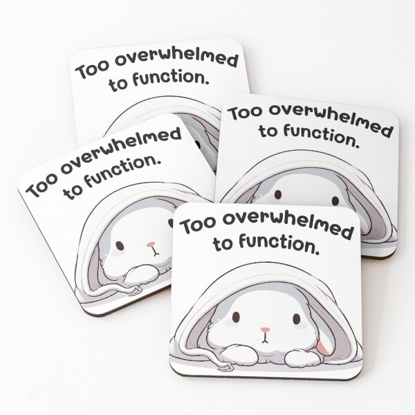 Item preview, Lazy Bunny Hiding in Hoodie Avoiding Life designed and sold by Tong4130.