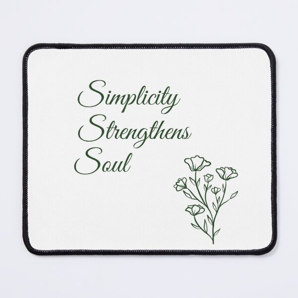 Item preview, Simplicity Strengthens Soul | Stoicism Philosophy, Daily Stoic Life designed and sold by LexaArtworks.