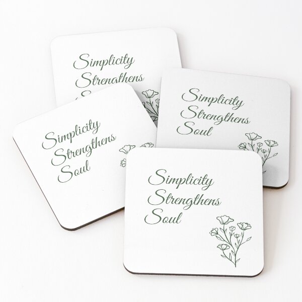 Item preview,  Simplicity Strengthens Soul | Stoicism Philosophy, Daily Stoic Life designed and sold by LexaArtworks.