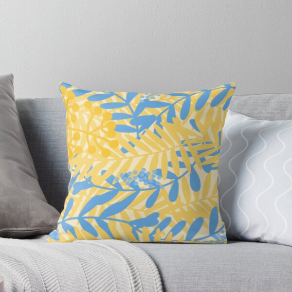 Item preview, Hojas amarillas y azules designed and sold by RachelZizmann.