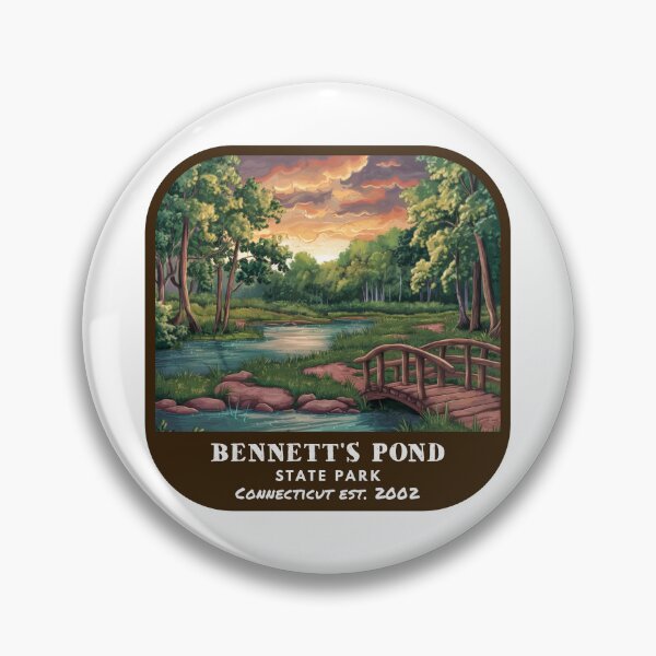 Item preview, Vintage Bennetts Pond State Park (Connecticut State Park) designed and sold by RabbitK.