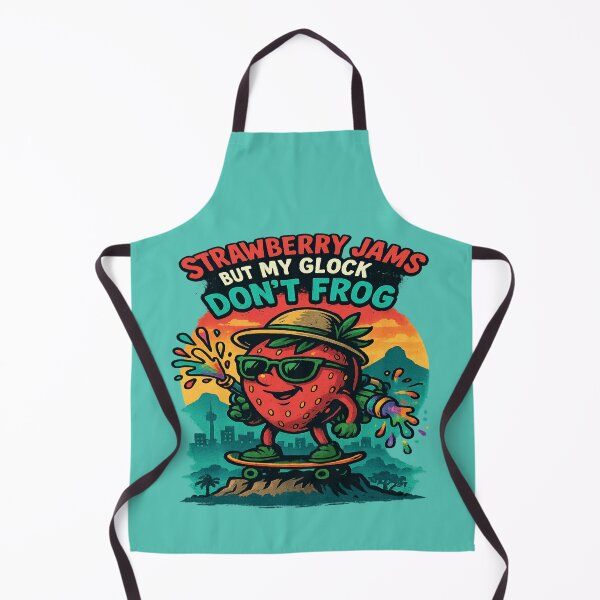 Item preview, Cape Town Jam Cannon: Strawberry Jams but My Glock Don’t Frog – Funny Meme Weapon designed and sold by Globalcitytees.