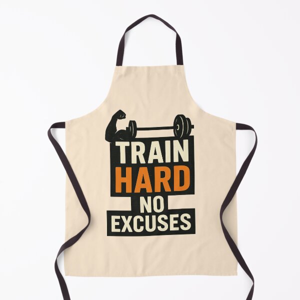 Item preview, Train hard, no excuses designed and sold by YChangShop.