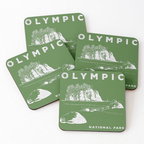 Item preview, Olympic National Park Drawing Illustration designed and sold by kiwi91.