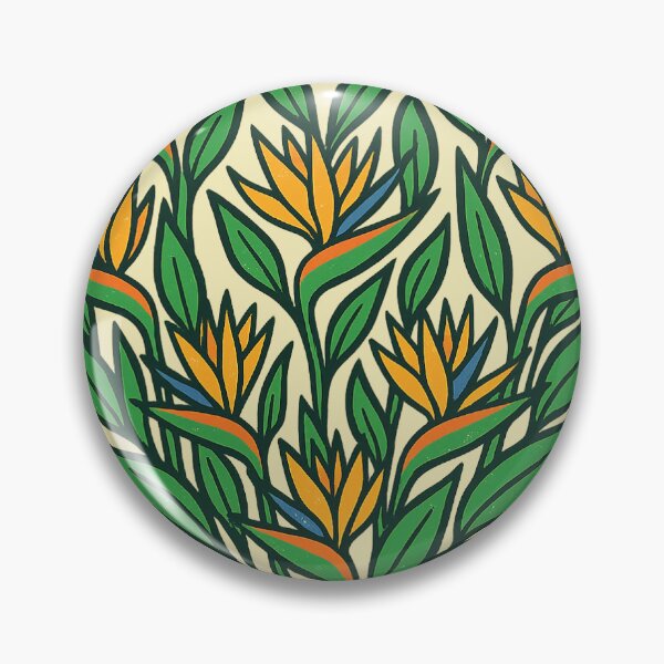 Item preview, African Bird Of Paradise Flower Heart South Africa Pattern designed and sold by d247.