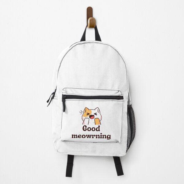 Item preview, Good Meowrning – Yawning Cat T-Shirt for Cat Lovers designed and sold by ViBeat-.