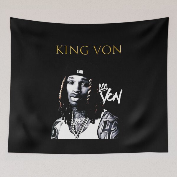Item preview, King Von BW designed and sold by Brian Connor.