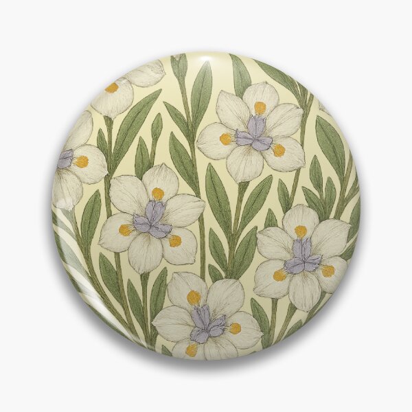 Item preview, African Iris Flower Heart Design – South African Botanical Art designed and sold by d247.